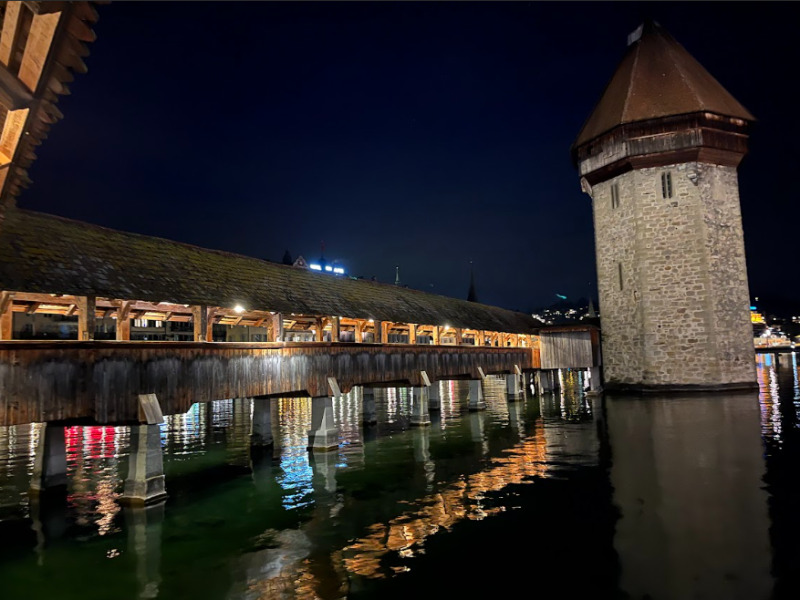 Les racks à vélos à Lucerne en Suisse