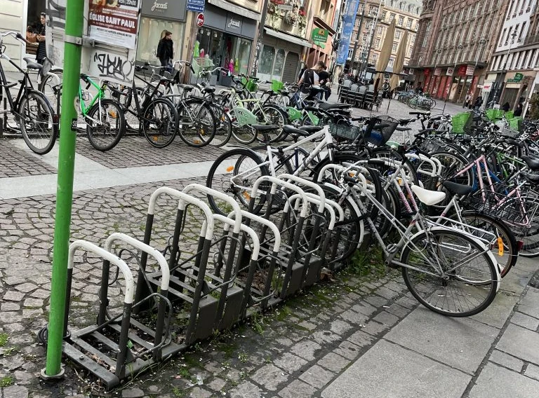 Les racks à vélos à Strasbourg